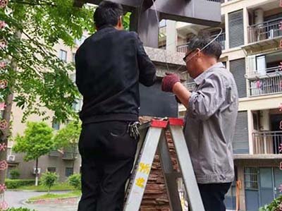 開(kāi)展小區公共設施維修保養